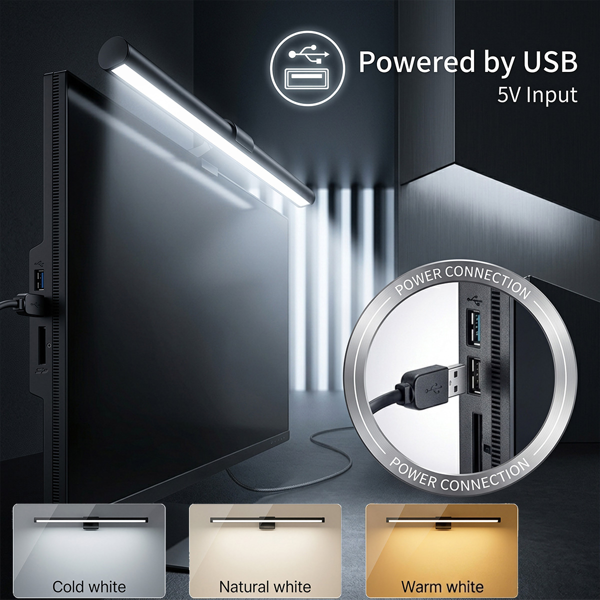 USB Powered LED Computer Scree - مراجعة Esports Gaming Desk وسعره