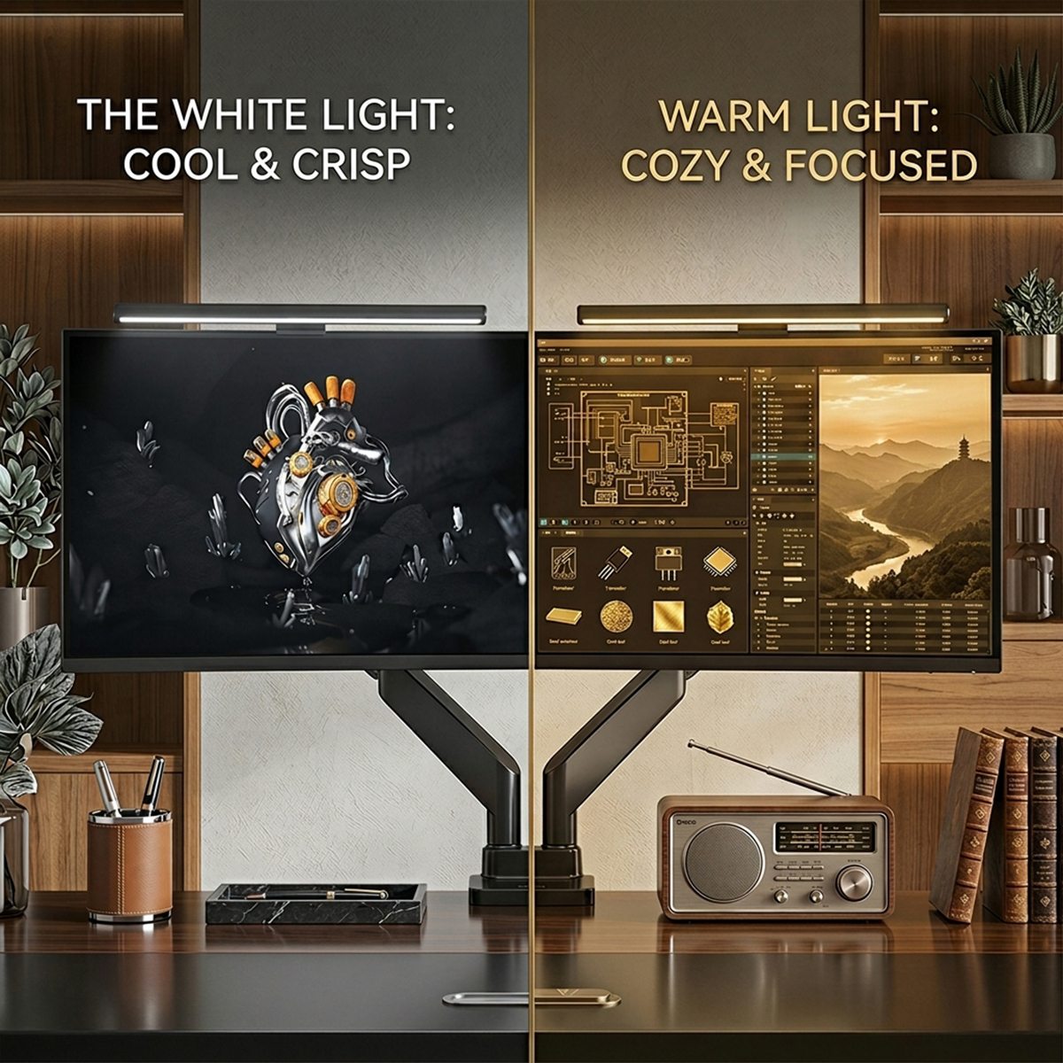 USB Powered LED Computer Scree - مراجعة Esports Gaming Desk وسعره