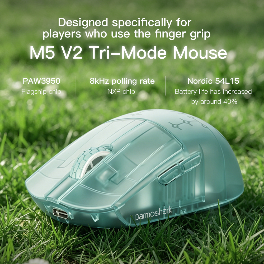 Darmoshark M5V2 Wireless Gamin - مراجعة Esports Gaming Mouse Wireless وسعره