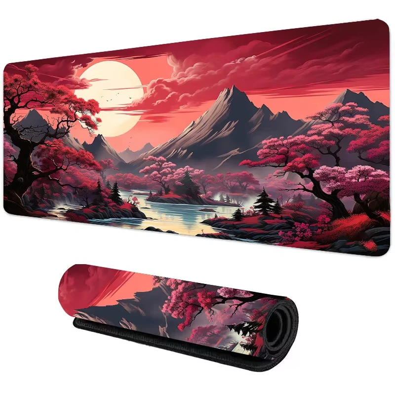 Sunset Mountain View Silicone  - مراجعة Esports Gaming Desk وسعره