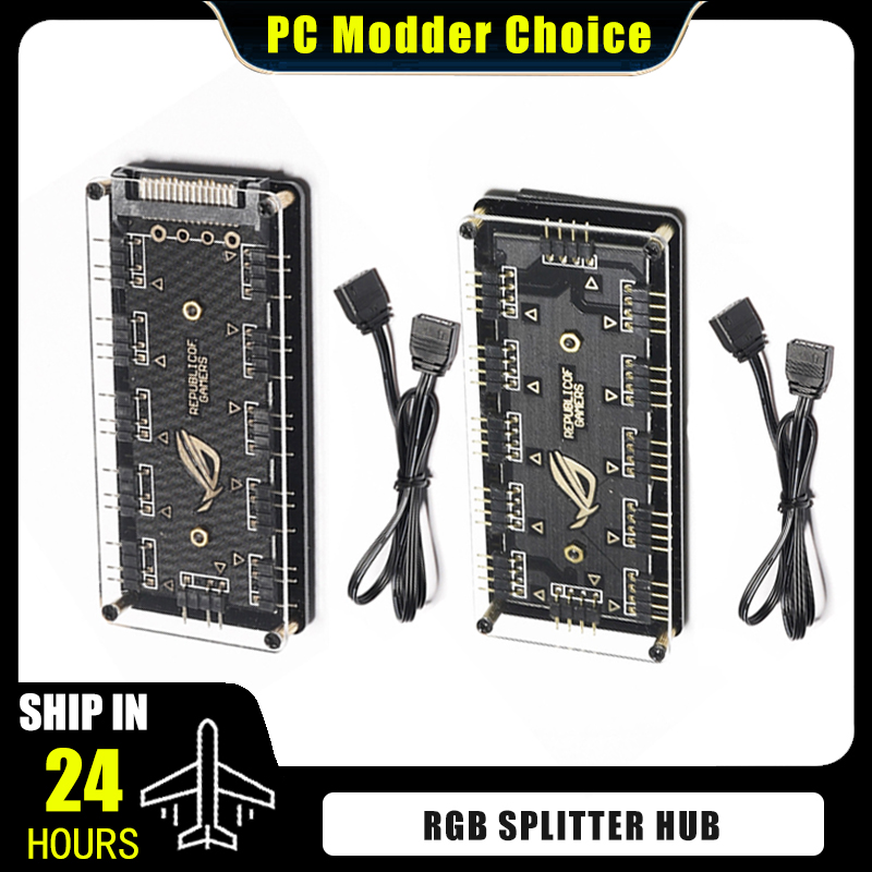 Computer RGB HUB Splitter 5V 3 - مراجعة Esports Gaming Hub وسعره