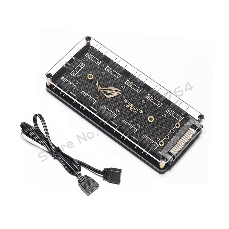 Computer RGB HUB Splitter 5V 3 - مراجعة Esports Gaming Hub وسعره