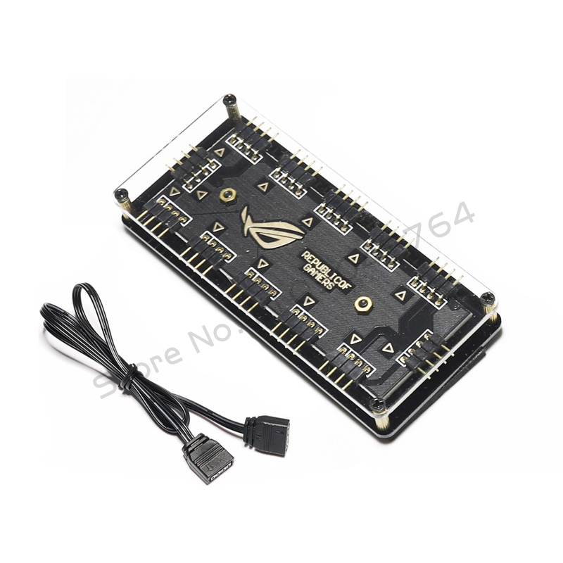 Computer RGB HUB Splitter 5V 3 - مراجعة Esports Gaming Hub وسعره