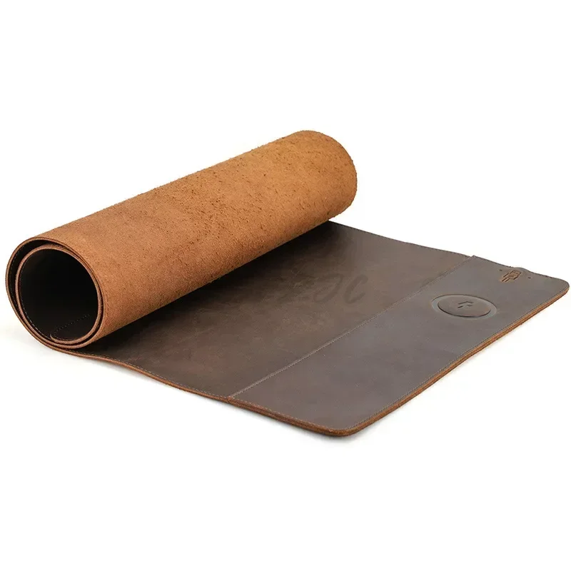 Vintage Cowhide Mouse Pad with - مراجعة Esports Gaming Desk وسعره
