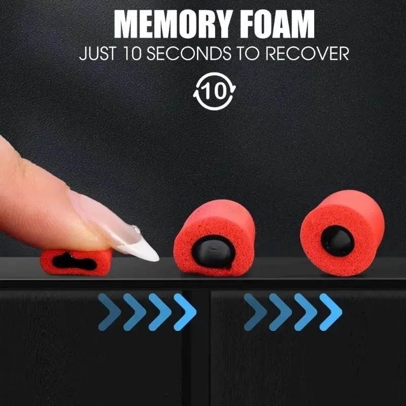 6/1Pairs Soft Memory Foam Earb - مراجعة Sound Dampening Foam وسعره