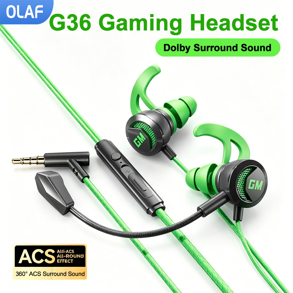 Type-C/3.5mm Wired Headphones  - مراجعة Esports Gaming Headset وسعره