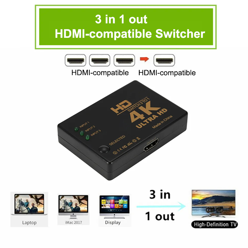 3 in 1 HDMI-compatible Switch  - مراجعة Esports Gaming Hub وسعره
