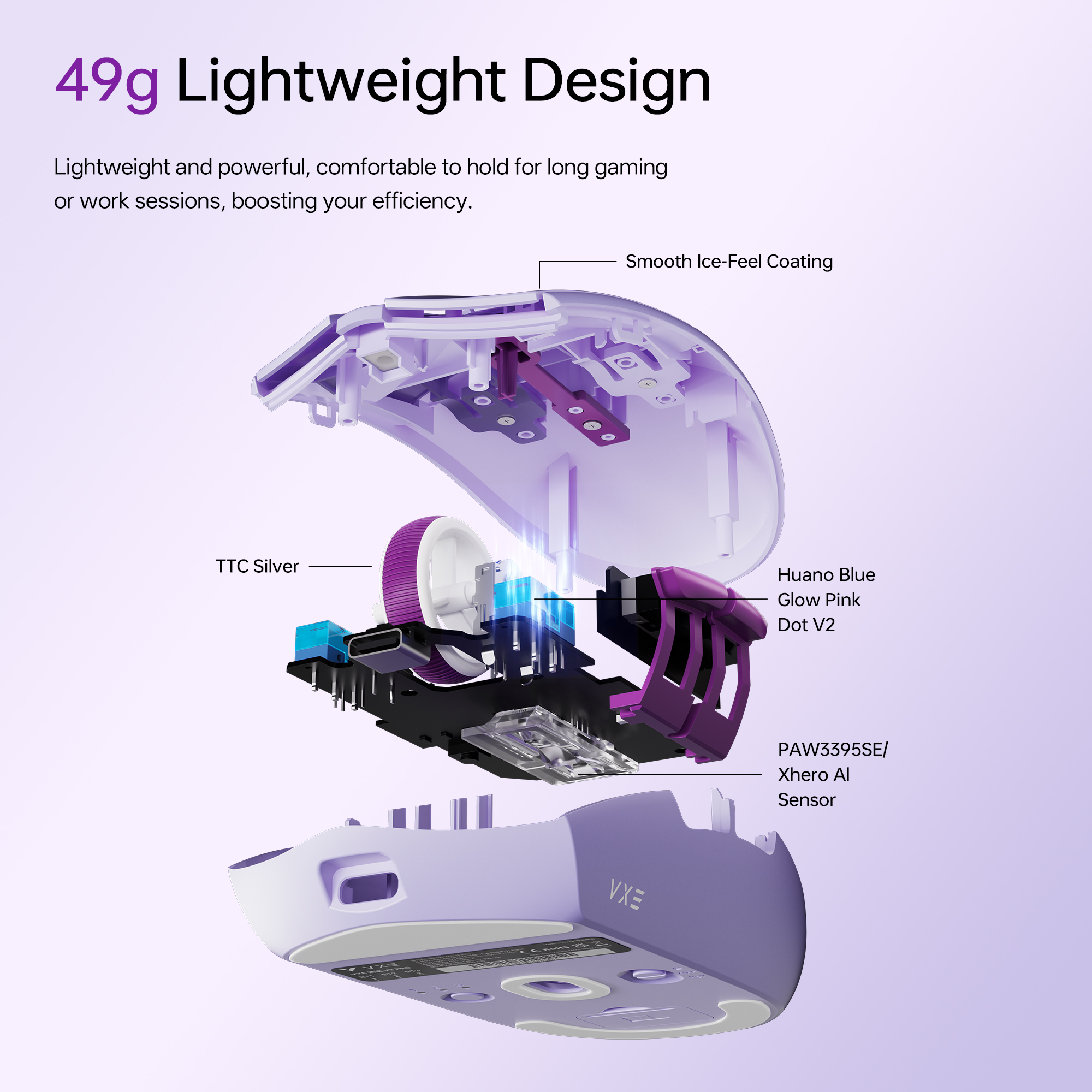 ATK VXE Dragonfly V3 PRO Bluet - مراجعة Esports Gaming Mouse Wireless وسعره