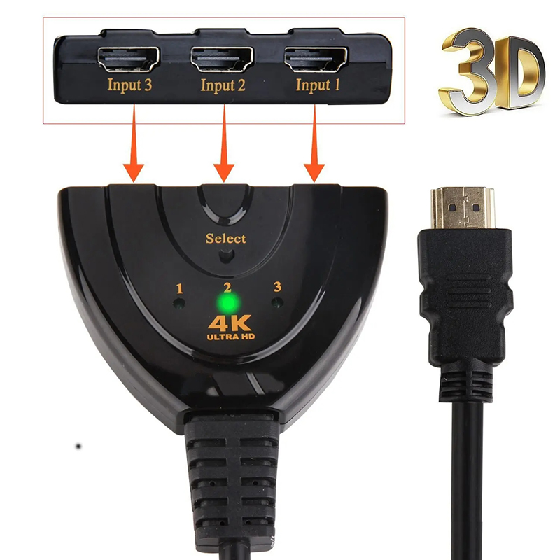 HDMI-compatible Switch KVM Spl - مراجعة Esports Gaming Hub وسعره