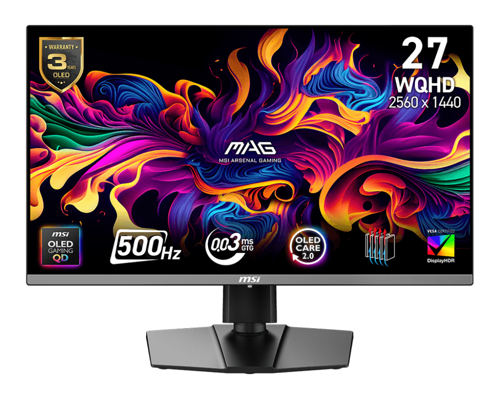 2025  MAG 272QP QD-OLED X50 Mo - مراجعة Esports Gaming Monitor وسعره