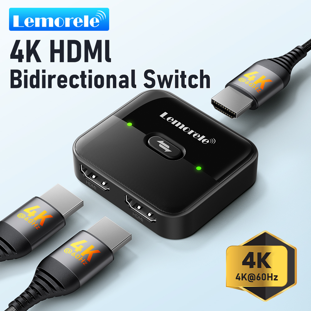Lemorele 4K HDMI Splitter Swit - مراجعة Esports Gaming Hub وسعره