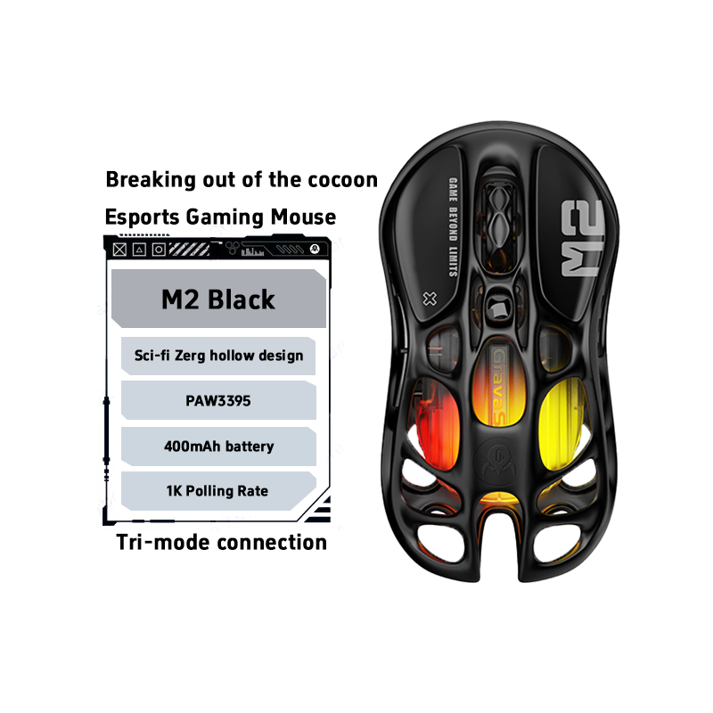 GravaStar M1 M2 Gaming Mouse M - مراجعة Esports Gaming Mouse Wireless وسعره