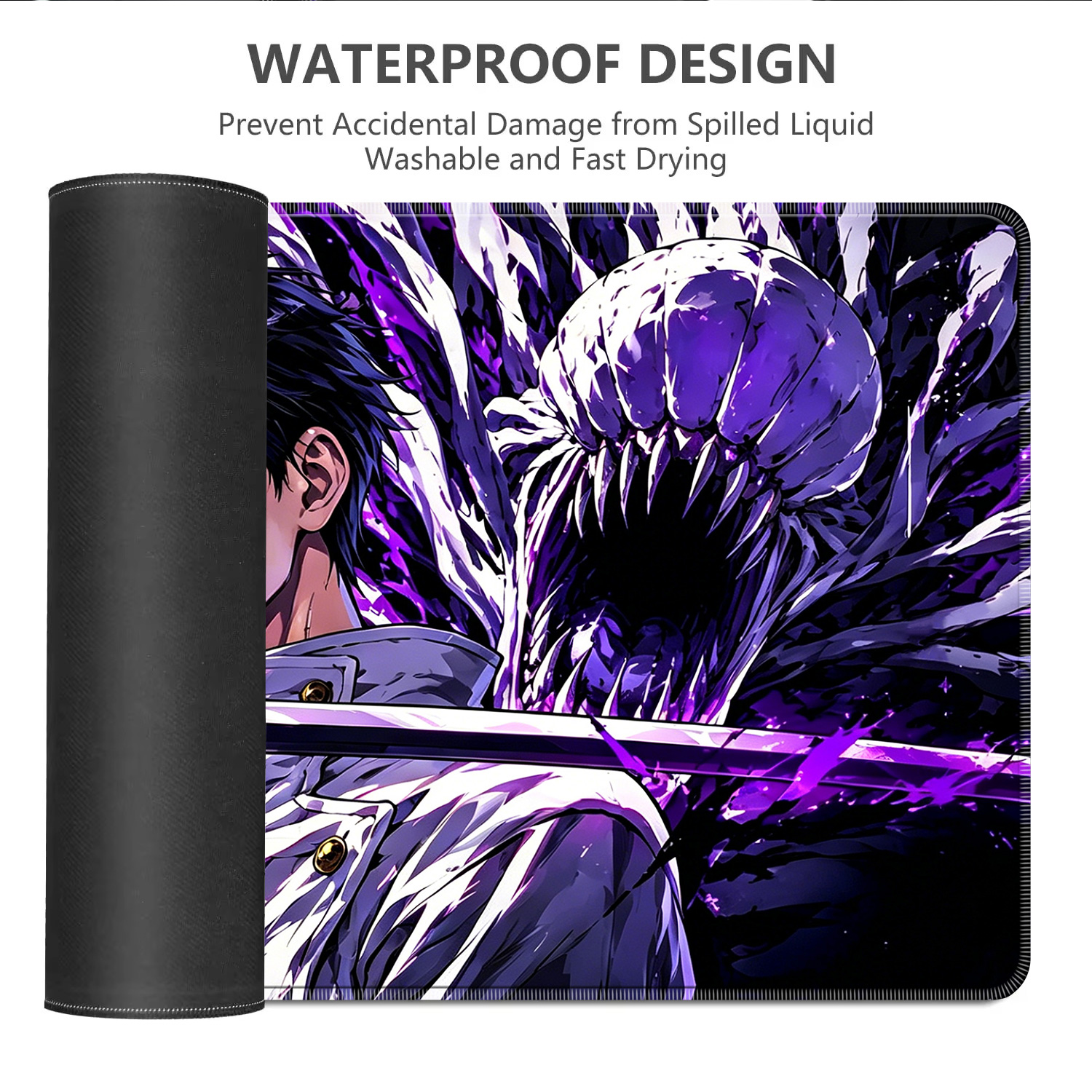 HD Anime Purple Mouse Pads Yut - مراجعة Esports Gaming Desk وسعره