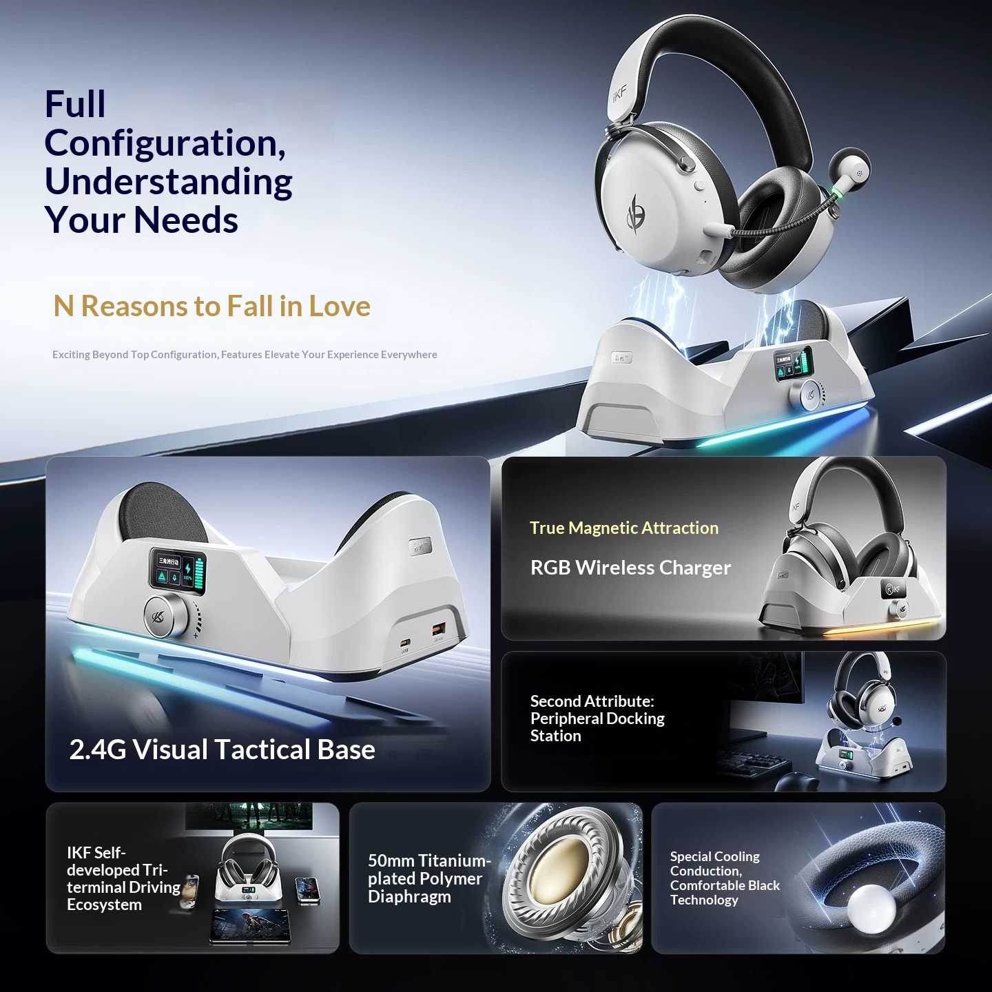 iKF Yingci Pro Wireless Gaming - مراجعة Esports Gaming Headset وسعره