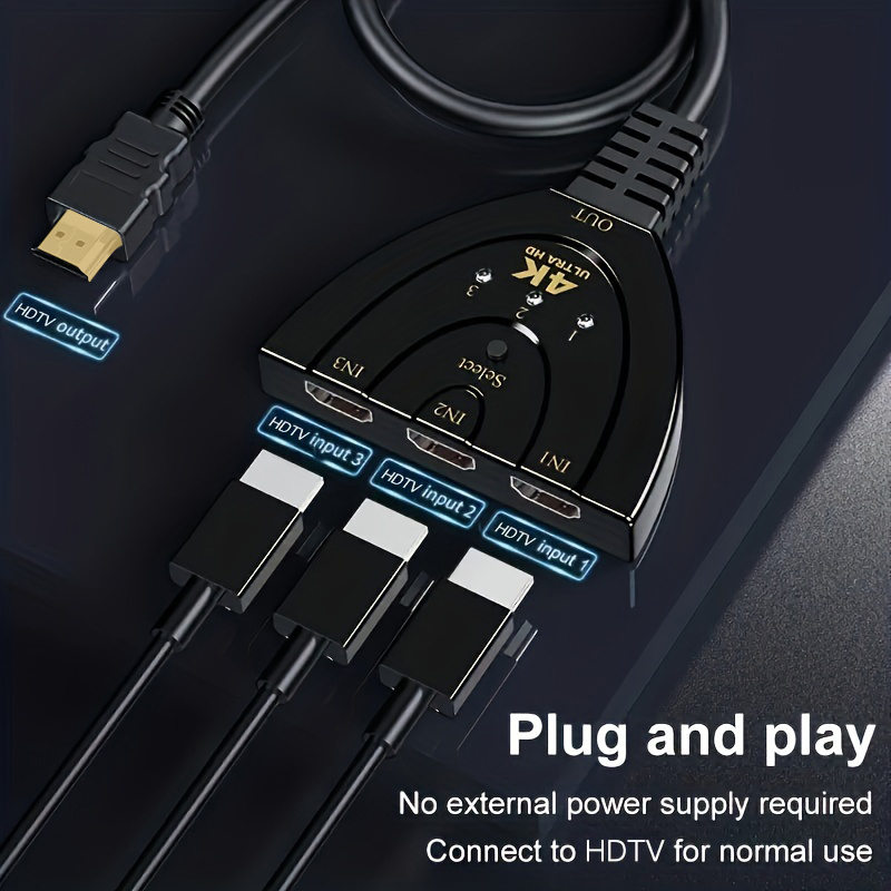 4K*2K 3 Port HDTV-compatible S - مراجعة Esports Gaming Hub وسعره