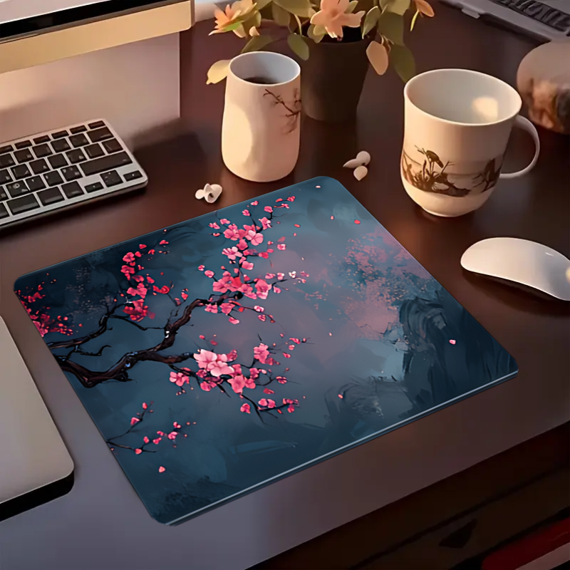 Night Cherry Blossom gaming mo - مراجعة Esports Gaming Desk وسعره