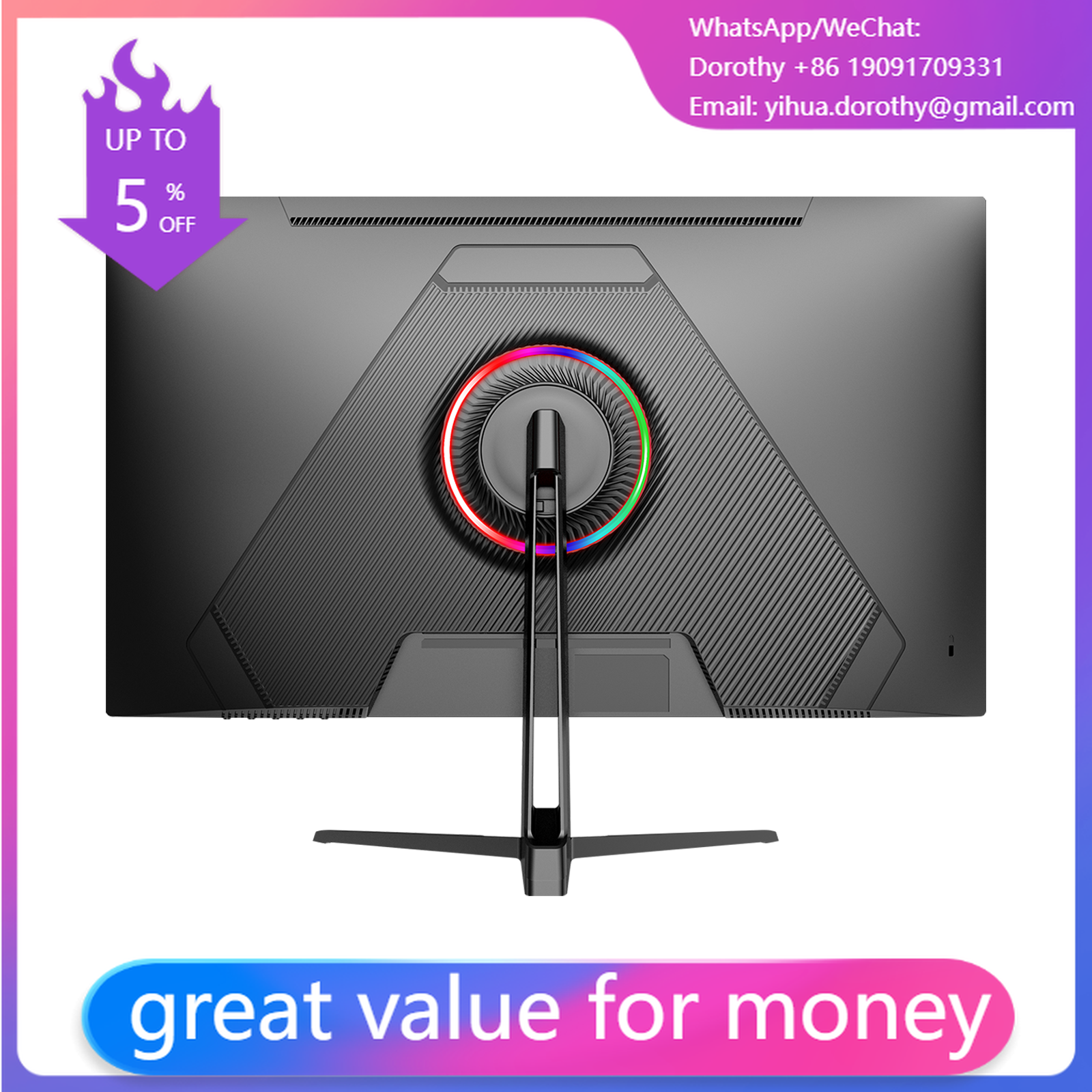 New 23.8  Inch 1k 100/165/180/ - مراجعة Esports Gaming Monitor وسعره