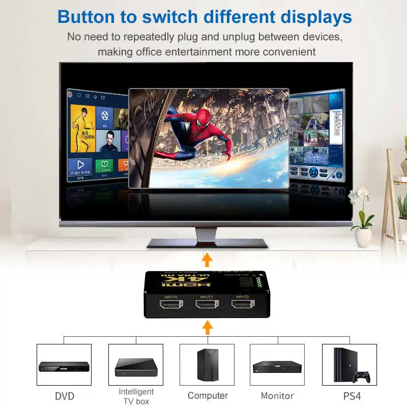 4K Switcher HDMI-compatible Sw - مراجعة Esports Gaming Hub وسعره