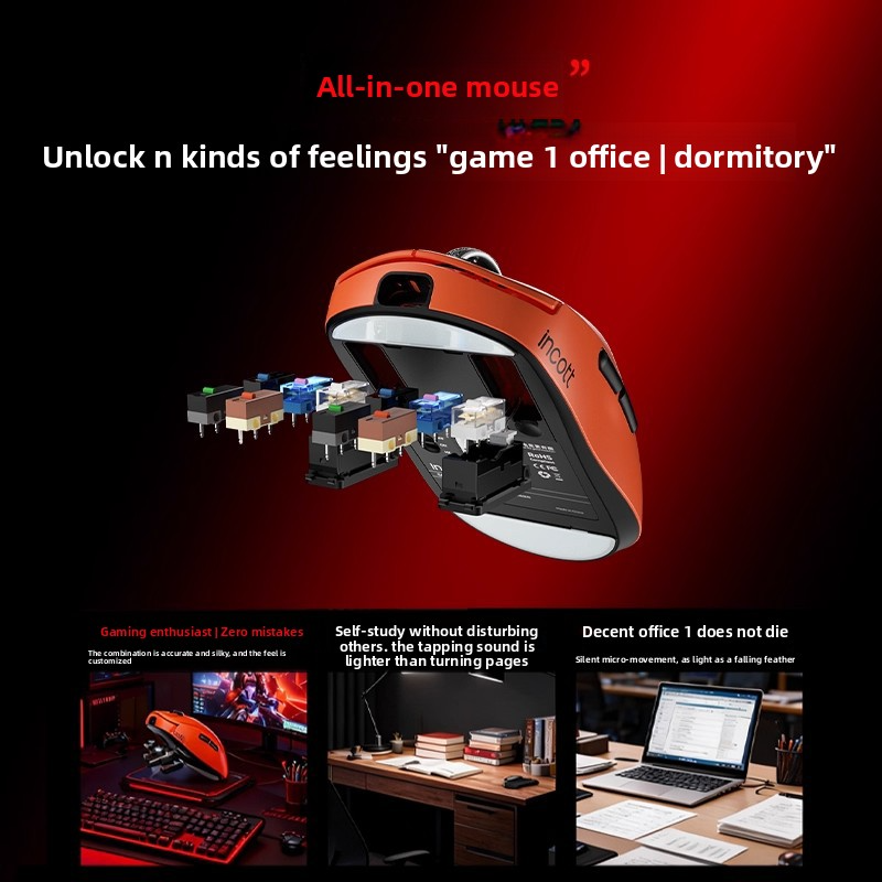 Incott G23 V2 Wireless Gaming  - مراجعة Esports Gaming Mouse Wireless وسعره