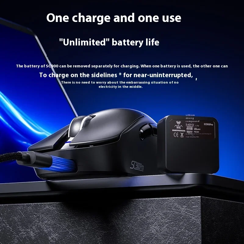 AULA SC900 Mouse Mouse Paw3950 - مراجعة Esports Gaming Pc وسعره