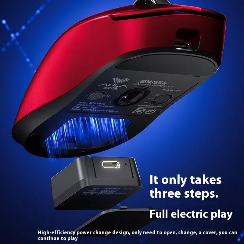 AULA SC900 Mouse Mouse Paw3950 - مراجعة Esports Gaming Pc وسعره