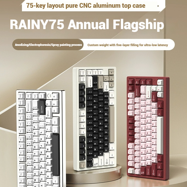 Wireless Bluetooth RAINY75 Cus - مراجعة Esports Gaming Pc وسعره