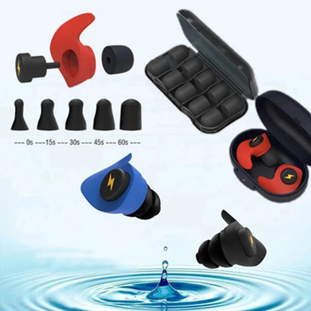 Sleep Silicone Ear Plugs Black - مراجعة Sound Dampening Foam وسعره