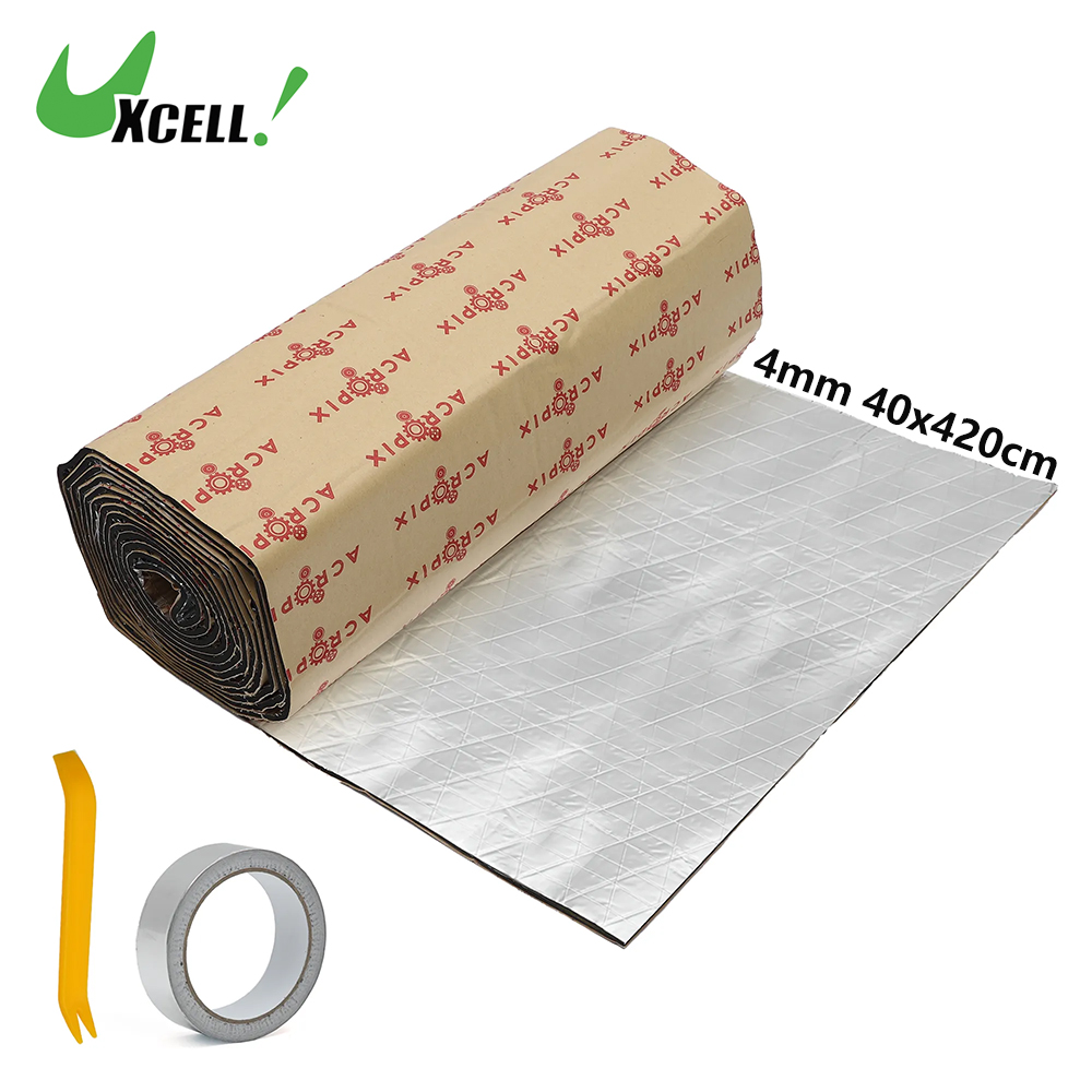 UXCELL 4mm 18sqft 40x420cm Sou - مراجعة Sound Dampening Foam وسعره