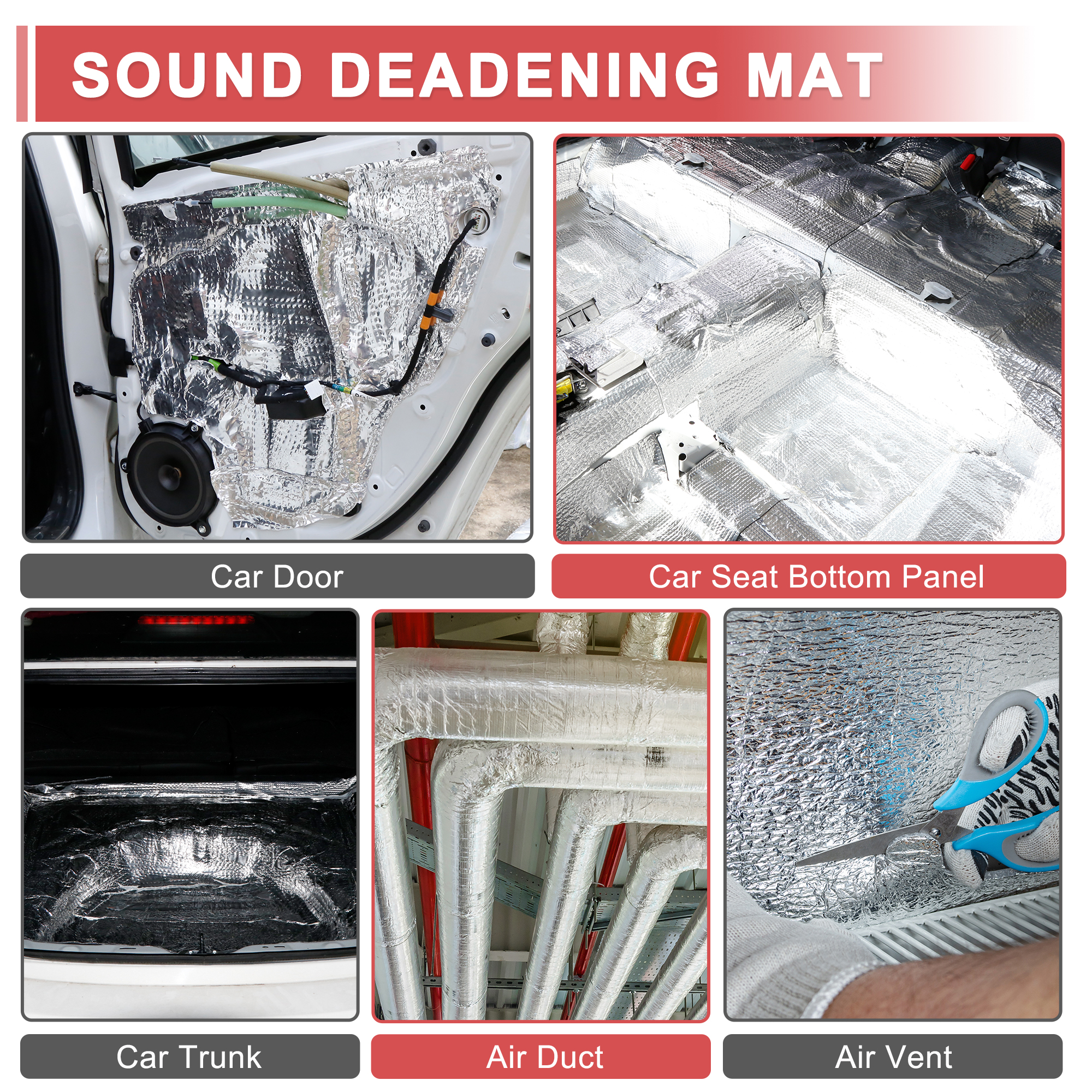 UXCELL 4mm 18sqft 40x420cm Sou - مراجعة Sound Dampening Foam وسعره
