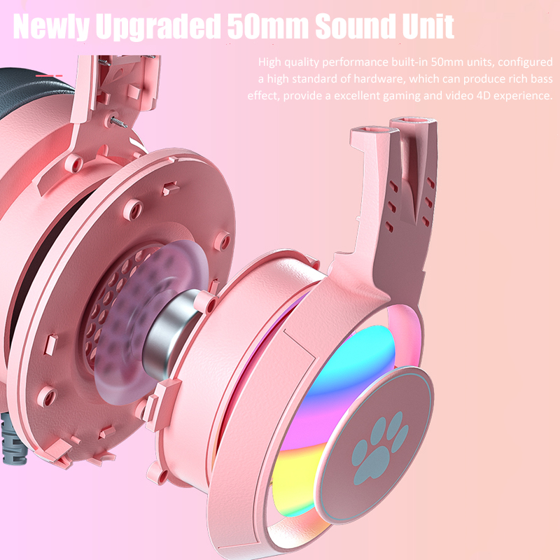 Cute Cat Ear Gaming Headphones - مراجعة Esports Gaming Monitor وسعره