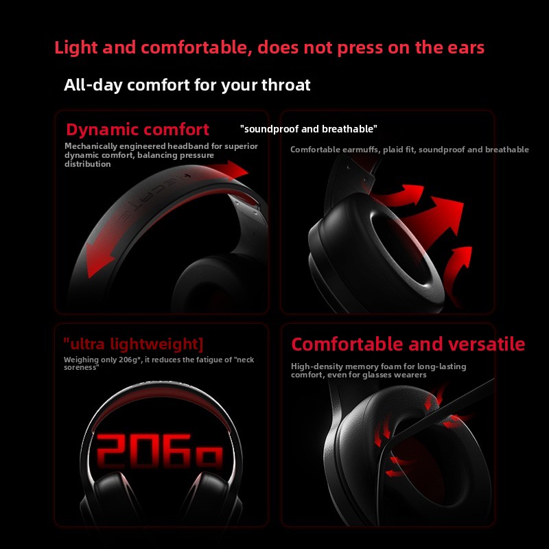 HECATE Edifier G15 Wired Over- - مراجعة Esports Gaming Headset وسعره