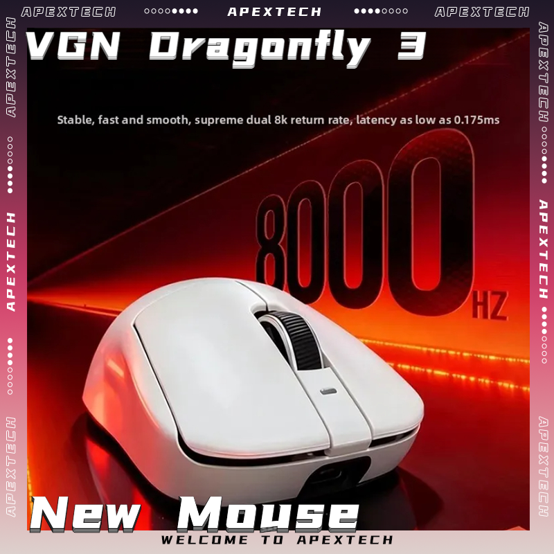 VGN Dragonfly3 PRO Max Ultimat - مراجعة Esports Gaming Mouse Wireless وسعره