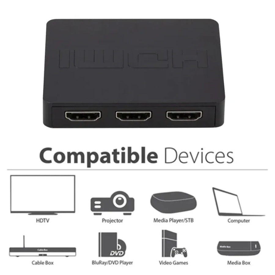3 Ports HDMI-Compatible Switch - مراجعة Esports Gaming Hub وسعره