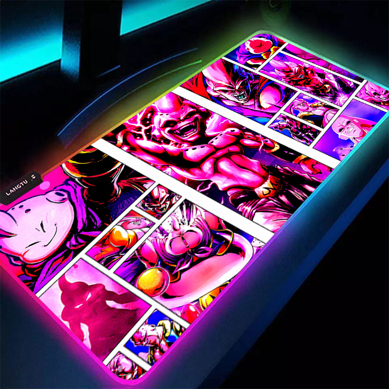 RGB Mouse Pad 90x40cm DBZ Drag - مراجعة Esports Gaming Desk وسعره